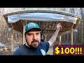 How to Weather Protection with Rollup Tarps | Sawmill Shed Build - Episode 12