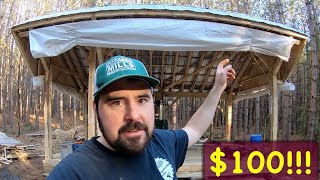 How to Weather Protection with Rollup Tarps | Sawmill Shed Build - Episode 12
