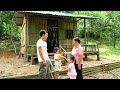 Trieu Luc and little Bao Ngoc welcome their first good friends to their new home.