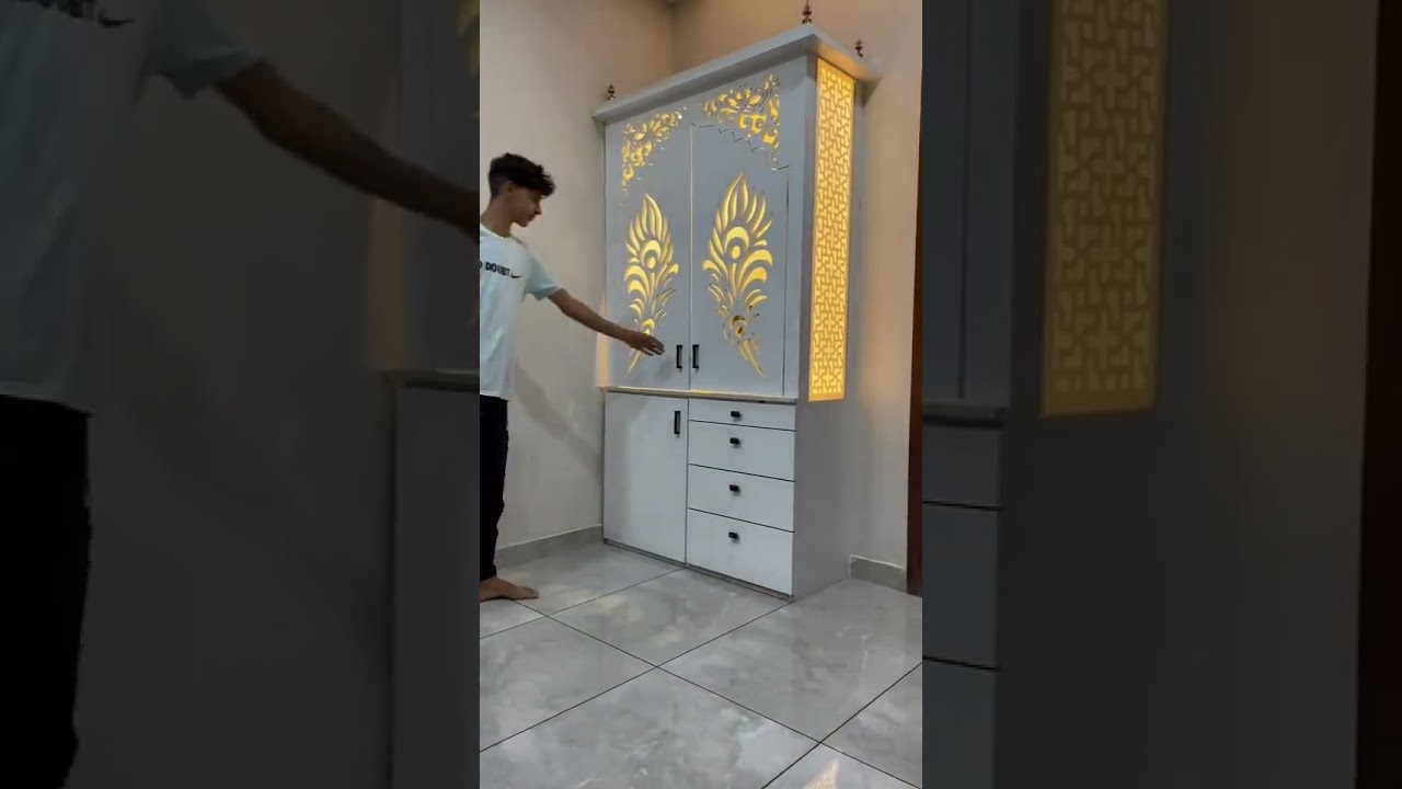 Small 😱 mandir design for home 