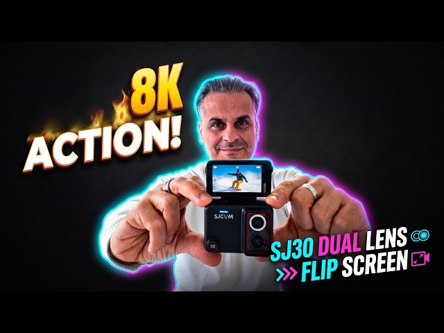SJCAM SJ30 in Real-World Testing 🏍️🛹 | 8K, Flip Screen, and