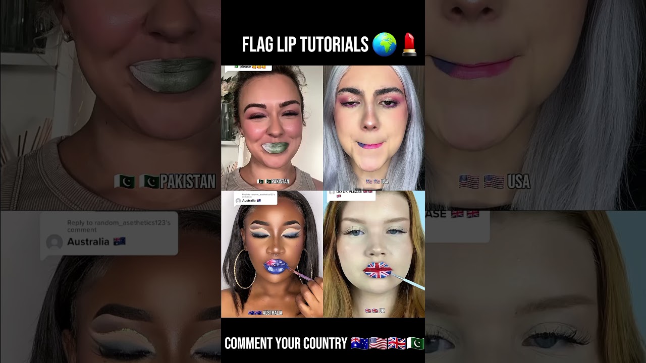 Which Country won this makeup tutorial challenge👇😁🤗 