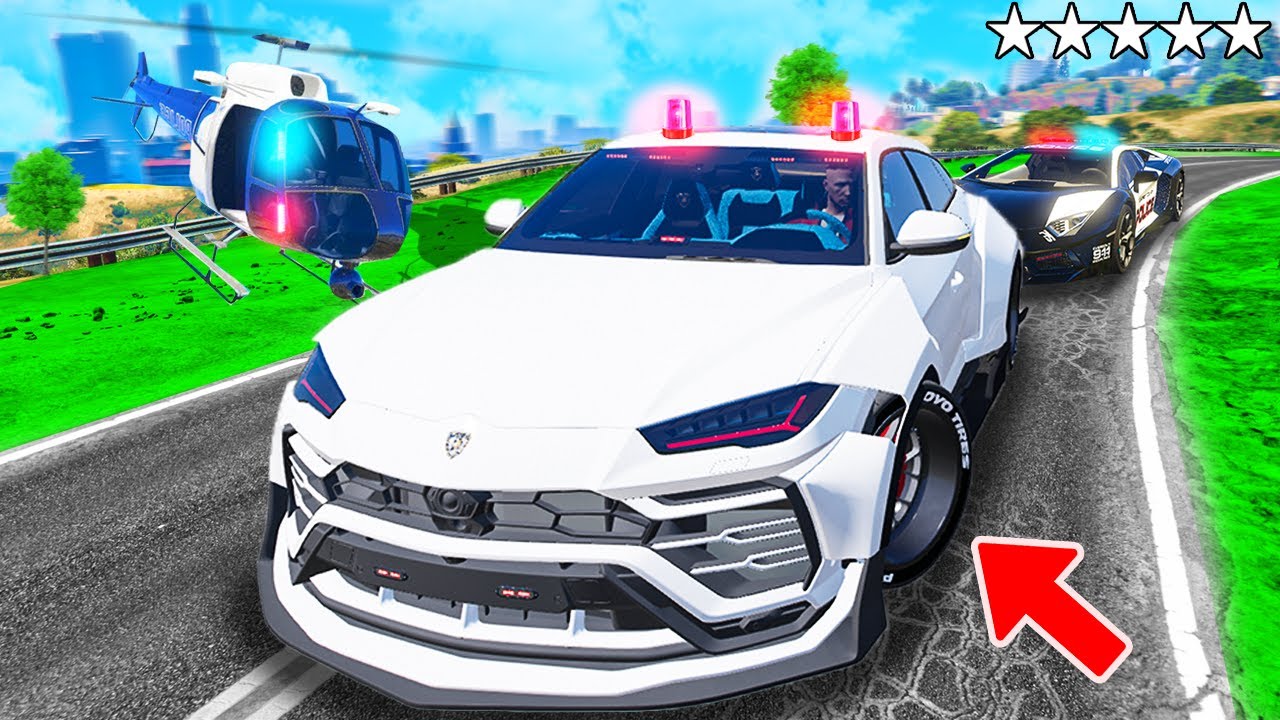 POLIZEI verfolgt POLIZEI URUS in GTA 5! (Polizei vs. Dieb)