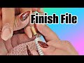 Easy way to learn How to do Acrylic nails in 2024!! ( Finish File)