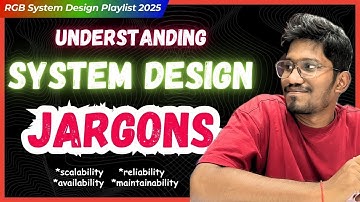 What is Scalability, Reliability, Availability & Maintainability In System Design: RGB System Design