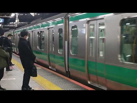 E233系7000番台宮ハエ129編成大崎駅発車
