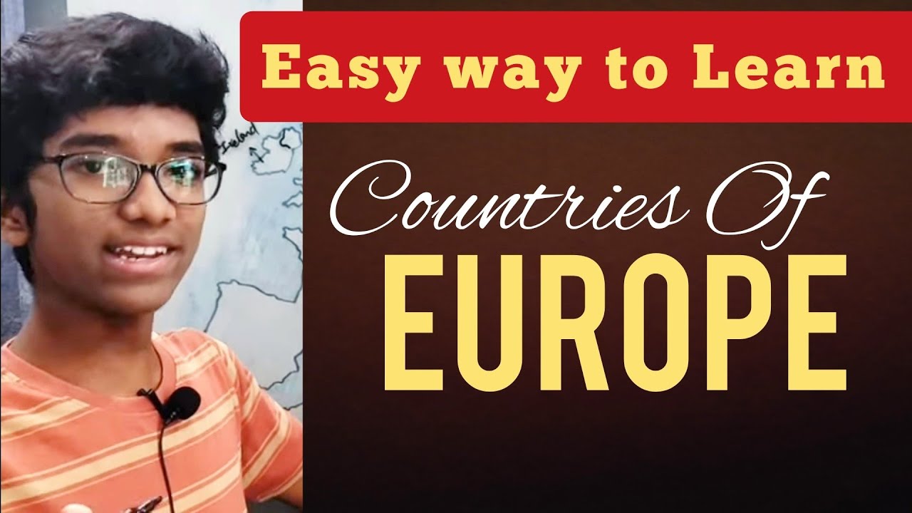 Countries of Europe Easy Way | Europe Political map | with Tricks | for all Competitive Exams