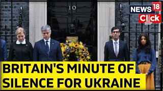 Russia Ukraine War Updates | UK PM Rishi Sunak Leads a One Minute Silence Outside10 Downing St.