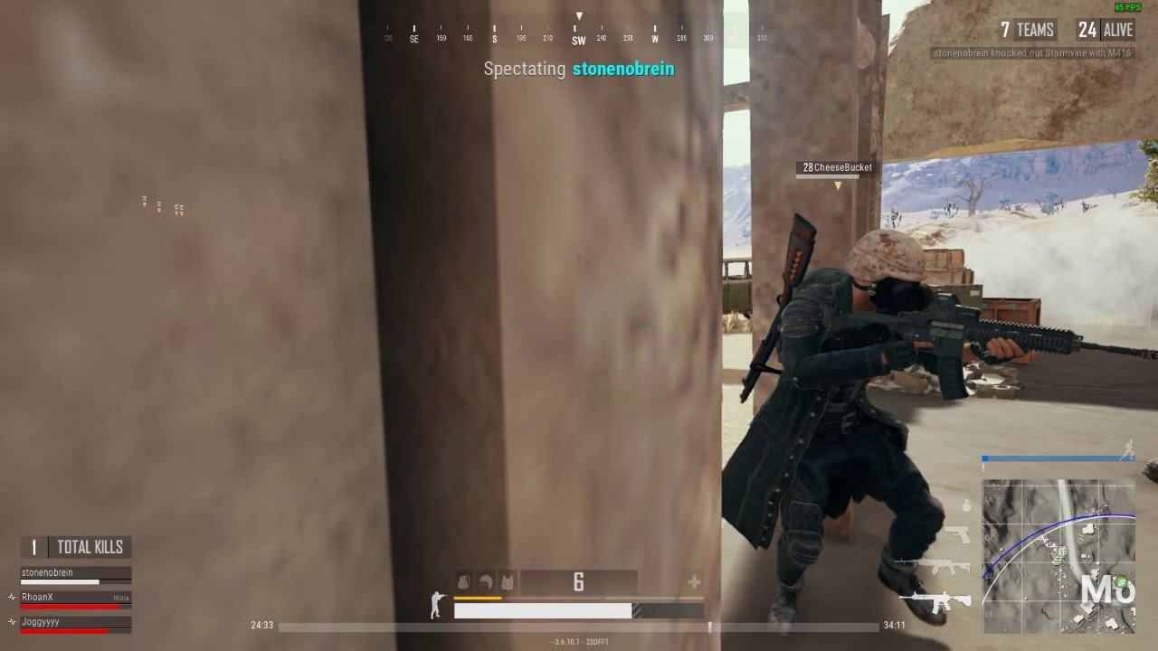 Enter shroud mode 1v4 squad wipe PUBG - FPP - TRIO/SQUAD