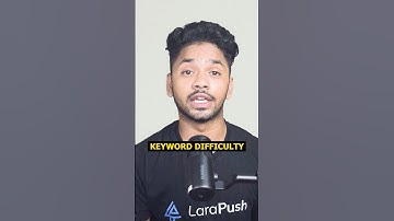 Keyword Difficulty Explained #larapush #shorts
