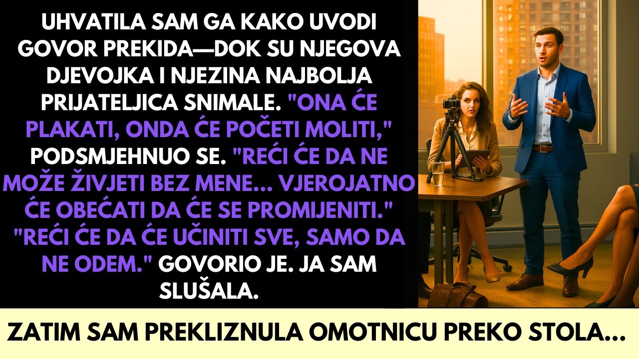 Uvježbao Je Govor Za Prekid Da Me Ponizi — Pa Sam Mu Tiho Predala Koverat