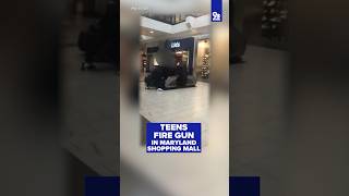 VIDEO: Teens fire gun in Maryland mall