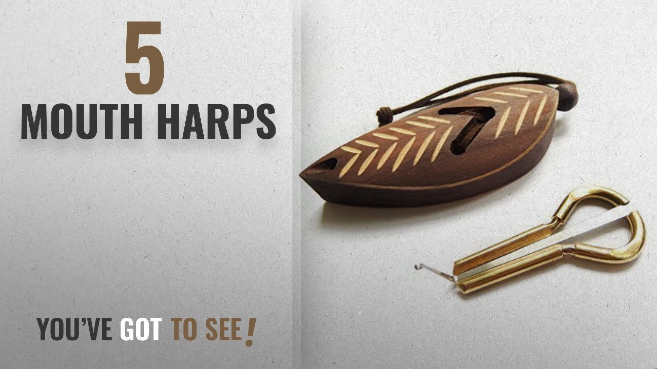 Top 10 Mouth Harps [2018]: Jew's Harp by P.Potkin in a Dark Wooden Case (Mouth Musical Instrument)