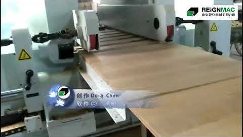 REIGNMAC WOODWORKING MACHINERY DOUBLE END TENONER RMD6025M PROCESSING FLOOR