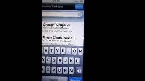 how to get a five column spring board on ipod touch