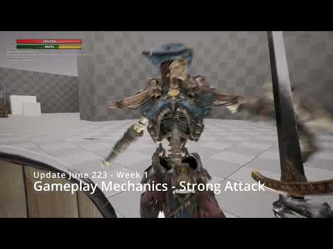 Citizen Pain | First Person Action Prototype in Unreal Engine 5 | Strong Attack