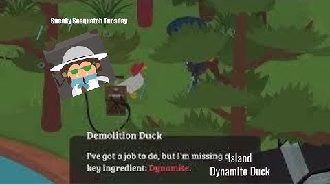 Island Dynamite Duck - Sneaky Sasquatch Capitan Update 1.7.3
