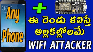 WIFI JAMMER | NODEMCU ESP8266 TELUGU | WIFI DEAUTHER TELUGU | TEKPEDIA