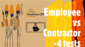 Employee vs Contractor- Four Tests
