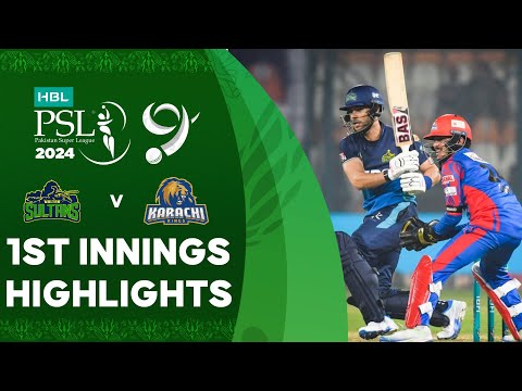 1st Innings Highlights | Multan Sultan vs Karachi Kings | Match 3 | HBL PSL 9 | M1Z2U