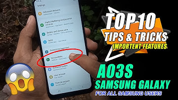 Samsung Galaxy A03s Importent Top 10 Tips & Tricks English For All Samsung Phones