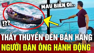 Chiếc thuyền nhỏ 'MANG RAU MÀU' đi bán giữa biển, người đàn ông PHẢN ỨNG mạnh và sự thật | Động Tiin