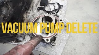Installing The Spulen Vacuum Pump Delete Kit