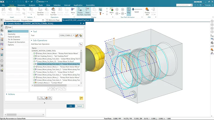 Replace Animation with Tool Path Animation in GMC in NX CAM