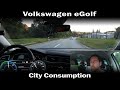 VW eGolf - City Consumption
