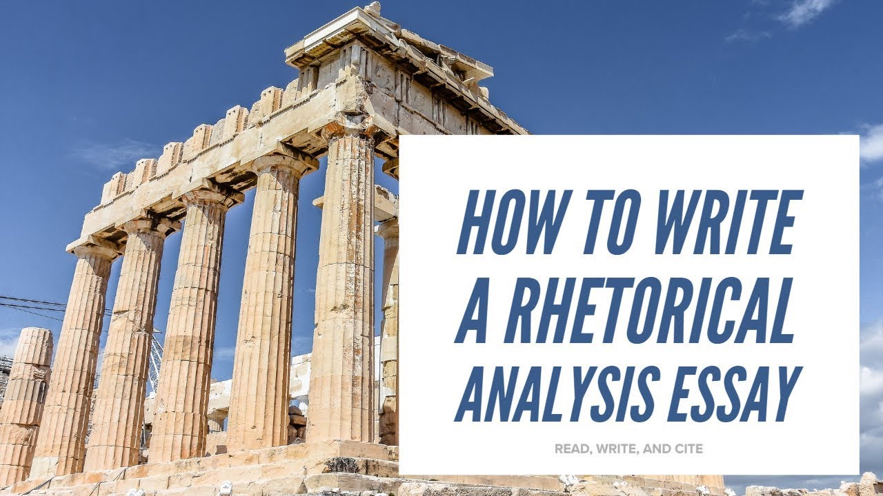 how to name a rhetorical analysis essay