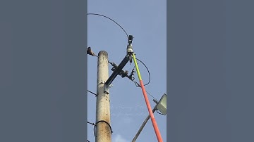 Buhay Lineman, Good Morning Energize Cut-out Fuse Barrel Down 👷#lineman #electrician #electrical