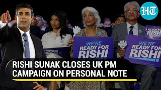 UK PM hopeful Rishi Sunak thanks wife Akshata, parents as Indian-British MP ends campaign