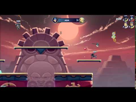 Funny Brawlhalla 2v2 bomb kill