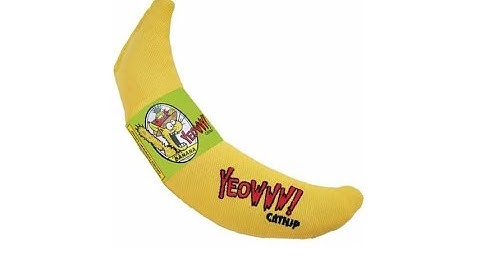 Review Yeowww Catnip Banana Cat Toy