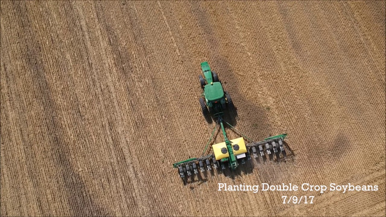Double Crop Soybean Planting YouTube