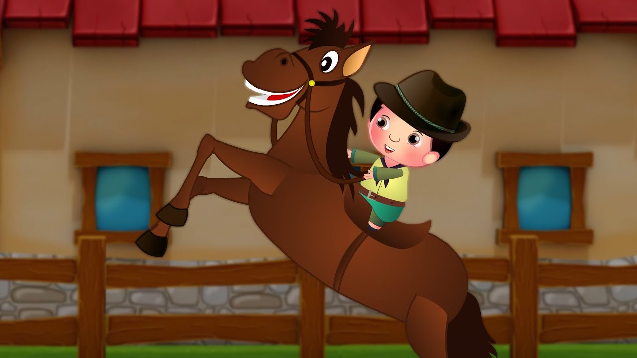 Suomen lastenlauluja | Ihahaa hepo hirnahtaa | sarjakuva lasten lauluja