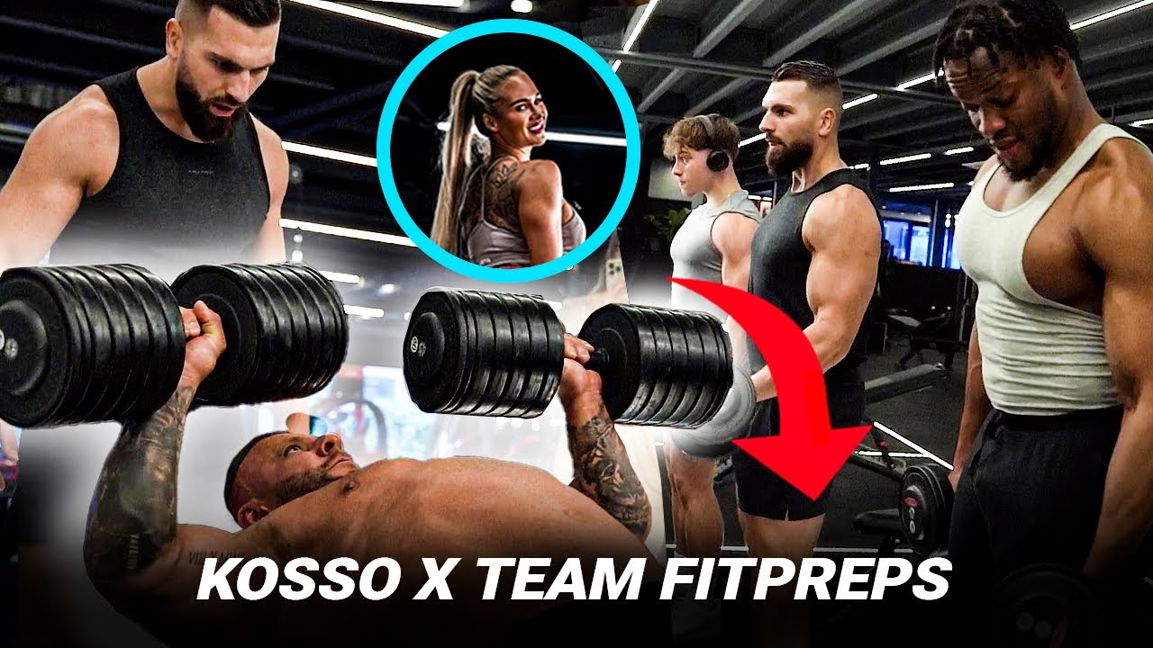 Kosso en Team Fitpreps Nemen Gym Over | 180KG Benchpress
