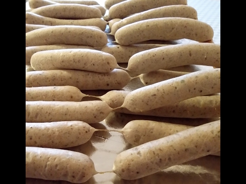 Hausmacher Bratwurst nach über 100 Jahre altem Rezept selber machen - Opa Jochen´s Rezept. 