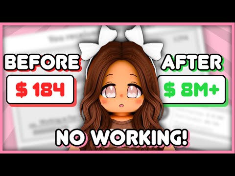 4 FAST WAYS TO MAKE MONEY WITHOUT WORKING | How To Get Money Fast (Roblox Bloxburg) | Axrielii