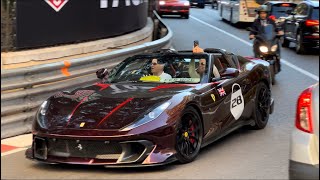 Billionaires through the streets of Monaco during the Grand Prix Season