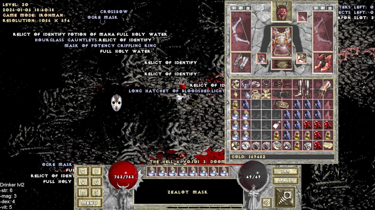 Diablo The Hell 4 Ironman difficulty