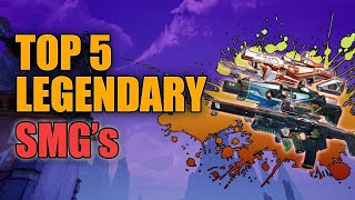 Borderlands 3 | Top 5 Legendary Submachine Guns - Best SMG's for End Game Builds