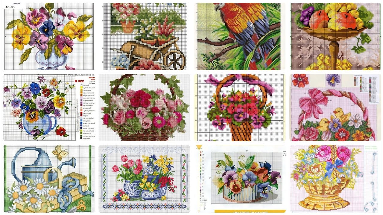Marvelous and beautiful cross stitch design ideas for home decor 