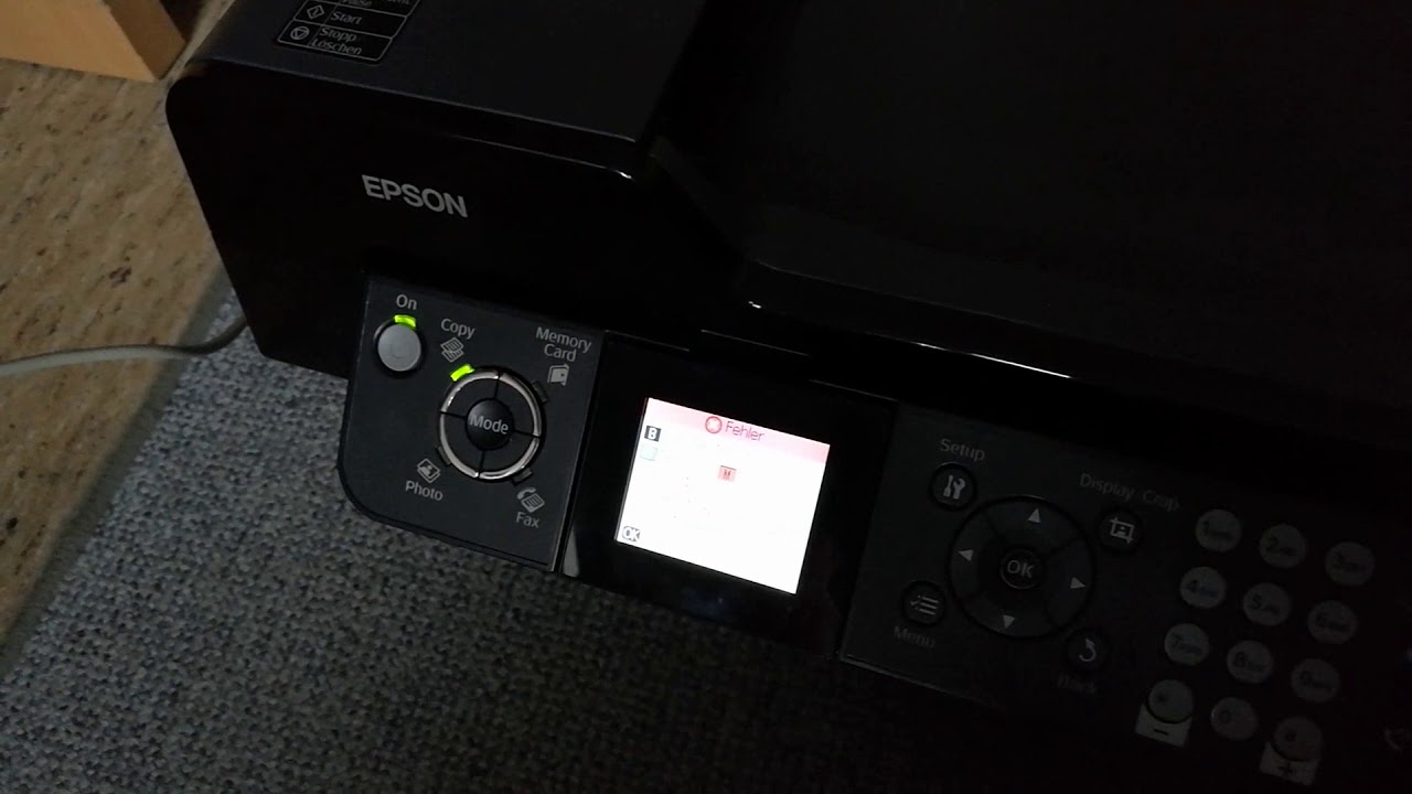 Epson Stylus Dx9400f Drucker Oder Scaner Endlich Benutzbar Kleiner Scharz Beim Scanen Youtube