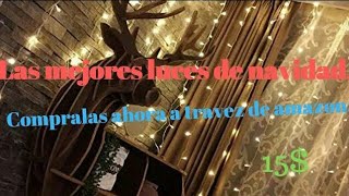 Las mejores luces de navidad 🎄|Compralas ya atravez de amazon.
