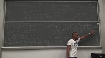 Math 205 Lecture 19 - Max and Min values cont and Derivatives and shapes of graphs