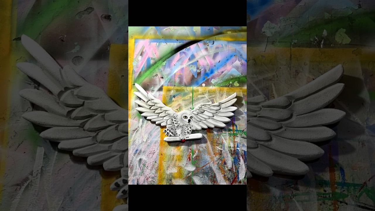 Owl🦉 bird cutout painting 