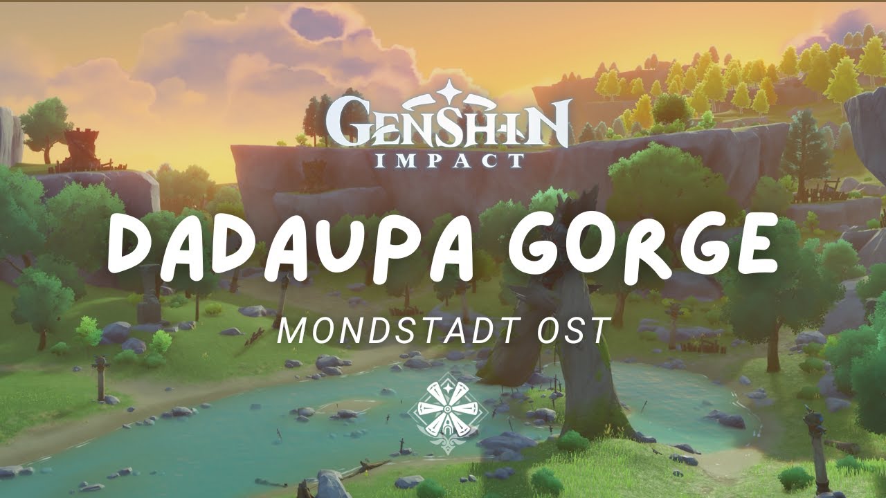 Sunrise Over Dadaupa Gorge 🌄 Relaxing Genshin Impact Music | Mondstadt OST 原神 [No Mid-Roll Ads]
