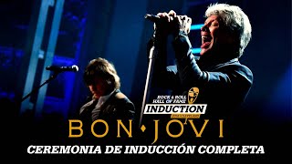 Bon Jovi - Rock N&#39; Roll Hall Of Fame (Ceremonia de inducción completa) | Subtitulada