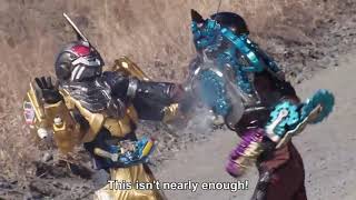 Kamen Rider Build - Build & Grease vs Engine Bros